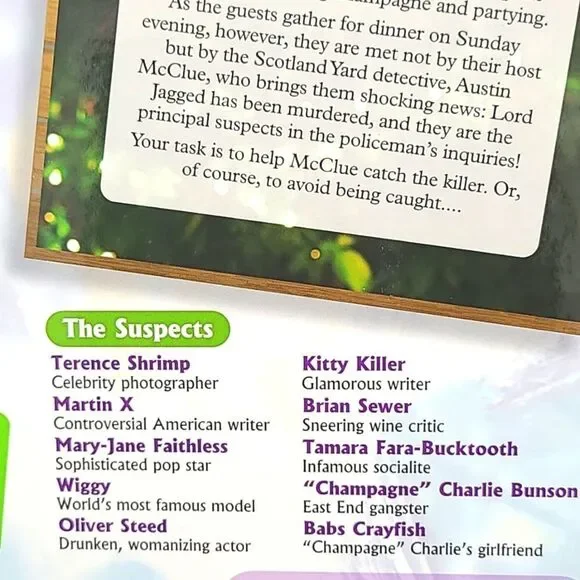 A Mystery Dinner Party Game - The Champagne Murder - Picture 9 of 15